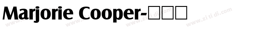 Marjorie Cooper字体转换